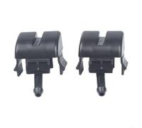 KiraKira Paire de pare-brise chauffants pour lave-glace série 3 E46 direct pour remplacement 61668374367 61668374368 ABS noir