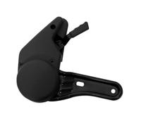 KiraKira Poignée de réglage de l'angle du siège côté gauche pour camping-car pour camion pour caravane, levier inclinable de 35 à 165 degrés, en acier noir robuste pour pièce de rechange