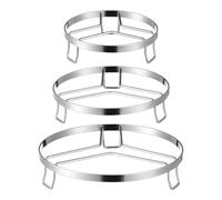 KiraKira Résistant à la rouille 304 pour grille à vapeur en acier inoxydable, design peu encombrant, cuiseur à riz et autocuiseur, finition argentée