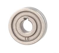 KiraKira Roue de guidage à rouleau d'alimentation de fil 0,6/0,8/1,0 mm, soudeur MIG, acier au chrome vanadium pour V/U Groove Wire Feed Rolls pour remplacement, 30 x 10 x 10 mm (V0.8-1.0)