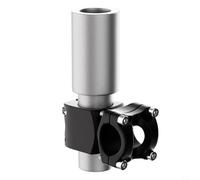 KiraKira Support de collier de serrage pour mini antenne en alliage d'aluminium, camping-car, bateau de croisière pour échelle de toit de camping-car