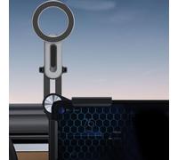 KiraKira Support de téléphone pour tableau de bord de voiture, rotation à 360°, sans colle, design en alliage et ABS, noir