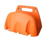 KiraKira Support mural robuste pour tuyau d'arrosage en plastique, cordons d'extension et tuyaux de compresseur d'air, organisateur de rangement facile à installer pour garage et noir (rouge)