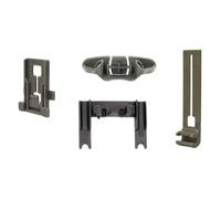 KiraKira W10350376 Kit de réglage du panier supérieur pour lave-vaisselle avec construction en plastique et kit complet de matériel