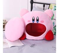 Kirby Anime Jeu Périphériques Inhalation Sieste Casque Oreiller Chapeau Rose Peluche Chat Lit Coiffe Étoile - 50 X 45 Cm