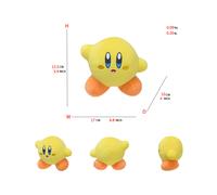 (kirby jaune) Star Kirby Anime Peluches Épée Kirby Magolor Meta Knight Waddle Dee Roi Dedede Peluche