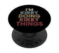 Kirby Name Kirby Personalized Name First Given PopSockets PopGrip Adhésif