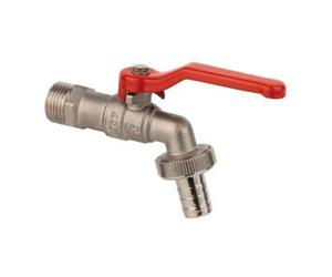 KIRCHHOFF KIRCHHOFF MS Robinet à bille, nickelé, 3/4"AG x 1"AG x 3/4"T Quantité:1