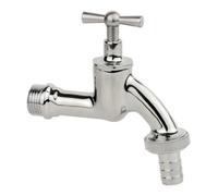 KIRCHHOFF KIRCHHOFF MS Robinet de sortie à bouton, chrome, 1/2"AG x 3/4"AG x 1/2"P Quantité:1