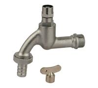 KIRCHHOFF KIRCHHOFF MS Robinet de sortie clé, chrome, 1/2"AG x 3/4"AG x 1/2"T Quantité:1