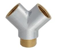 KIRCHHOFF KIRCHHOFF MS T-piece en Y, chrome, 1/2"F x 1/2"M Quantité:1