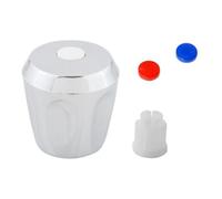 KIRCHHOFF KIRCHHOFF Poignée de capot, chrome avec douille de verrouillage, marquage bleu/rouge/blanc Quantité:1