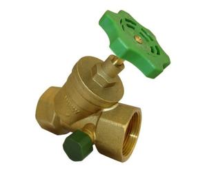 KIRCHHOFF KIRCHHOFF Robinet d'arrêt oblique, 3/4"FF, avec vidange Quantité:1