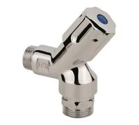 KIRCHHOFF KIRCHHOFF Robinet mural GA court, 1/2"AG x 3/4"AG, avec clapet anti-retour/aérateur de tuyau Quantité:1