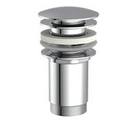 KIRCHHOFF KIRCHHOFF Robinet-poussoir de vidange avec trop-plein, chrome, 1 1/4 Quantité:1