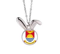 Kiribati Collier avec pendentif emblème national de l'Océanie