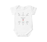 Kiribou Body Bébé Notice pour Papa - Cadeau Humour Naissance Papa Débutant
