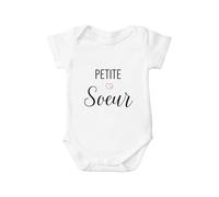Kiribou Body Bébé Petite Sœur - Cadeau Naissance ou Annonce Grossesse