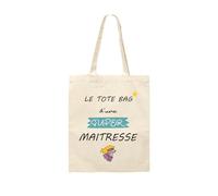 Kiribou Cadeau Le Tote Bag d'une Super Maîtresse - Pour les Enseignantes Inspirantes - École