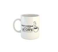 Kiribou Cadeau Mug « Mon Collègue C’est Comme le Café - Il a Un Grain »