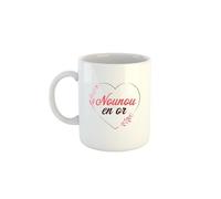 Kiribou Cadeau Mug Nounou en Or - Cadeau Pour La Reine Des Nounous