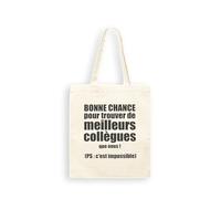 Kiribou Cadeau Tote Bag Bonne Chance pour Trouver des Meilleurs Collègues que Nous