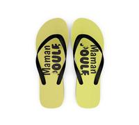 Kiribou Maman Poule Tong Femme - Le Confort Douillet pour les Mamans Choyantes (Jaune, Système Taille Chaussures EU, Adulte, Femme, Numérique (intervalle), Moyen, 36, 38)