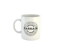 Kiribou Mug « Certifié Meilleur Parrain du Monde » - Cadeau Parfait Pour Parrain Parfait