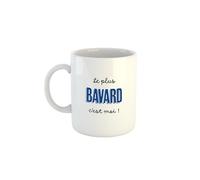 Kiribou Mug Collègue “Le plus bavard c’est moi” - La tasse parfaite pour les pipelettes du bureau