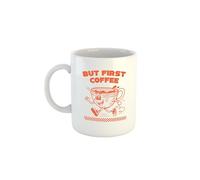 Kiribou Mug drôle But First Coffee - Tasse Stylée pour les Amateurs de Café