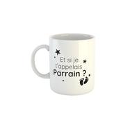 Kiribou Mug Et Si Je T'Appelais Parrain ? - Un Cadeau Tendre pour un Lien Spécial !