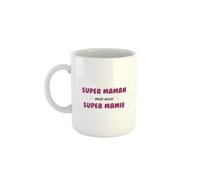 Kiribou Mug Femme 'Super Maman' - Un Cadeau Qui Fait Sourire !