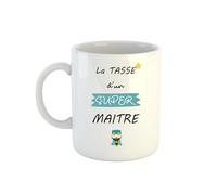 Kiribou Mug La Tasse d'un Super Maître - Remerciez Votre Maitre Préféré