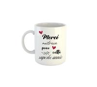 Kiribou Mug Merci maîtresse pour cette superbe année - Exprimez Votre Gratitude avec Un Cadeau d’École