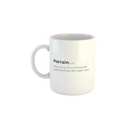 Kiribou Mug Parrain qui Dit Oui à Tous les Caprices - Un Cadeau Amusant pour un Parrain Indulgent !