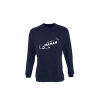 Kiribou Super Maman Sweatshirt - Pull Femme Un Cadeau pour Les Mamans au Top