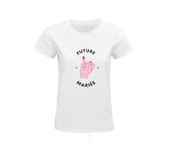 Kiribou T-Shirt Femme EVJF Future Mariée - L'Incontournable pour la Reine du Jour ! - M - BC