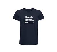 Kiribou T-Shirt Homme Couvade en Cours - Affichez avec Humour Votre Implication dans la Grossesse - XL - Bleu