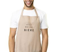 Kiribou Tablier de Cuisine Si Tu Peux Lire Ça, Apporte-moi une Bière - Parfait pour Barbecue et Apéros