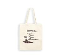 Kiribou Tote Bag Êtes-Vous de Bonne Humeur le Matin ? - Commencez chaque journée avec une touche d'humour