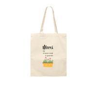Kiribou Tote Bag Merci ATSEM de m'avoir aidé à grandir - Pour Une ATSEM Bienveillante- École