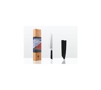 Kiritsuke Couteau de Chef avec Saya et Boîte en Bambou - lame 20 cm - - Acier317