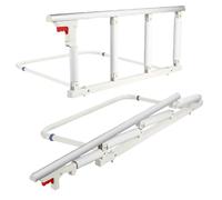 KIRJAUDU Barrière de Lit Anti-Chute Pliante, Arceau de Lit pour Enfants et Adultes, Sécurité Soutien pour Personnes Âgées, Enfants et Patients, Protection Anti-Heurts