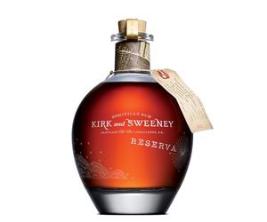 KIRK & SWEENEY - Reserva - Rhum Vieux Ambré - Origine : République Dominicaine - Notes de Fruits Secs & Sucre Roux - Vieillis en Fûts de Chêne Américain - 40 % Alcool - 70 cl