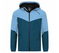 KIRKJUBØUR® "Njordr" Hommes Veste SOFTSHELL 10 000 mm colonne d'eau bleu/bleu clair L
