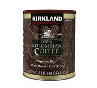 Kirkland Signature 100% Colombian Filter Coffee Supreme Bean Dark Roast Fine Grind 1.36kg.