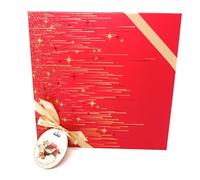 Kirkland Signature Belgian Chocolate Assorment 46 Pieces. 20.1 OZ A Rectangle Golden Or Red Box. Color Varies ( Red , Gold)