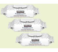 Kirkland Signature Lot de 3 lingettes jetables humides 180 lingettes