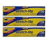 KIRKLAND SIGNATURE Stretch Tite Lot de 3 emballages alimentaires en plastique uZZDke, 70 m²