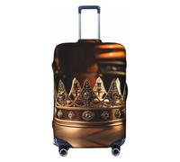 Kirrowe Crown Housse de protection anti-rayures pour valise de 45,7 à 81,3 cm, Noir , M